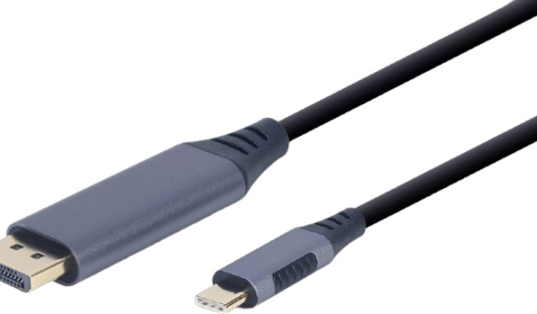 Gembird CC-USB3C-DPF-01-6 Video cable USB-C на DisplayPort Кабель 1.8m Gembird CC-USB3C-DPF-01-6 Video cable USB-C на DisplayPort Кабель 1.8m