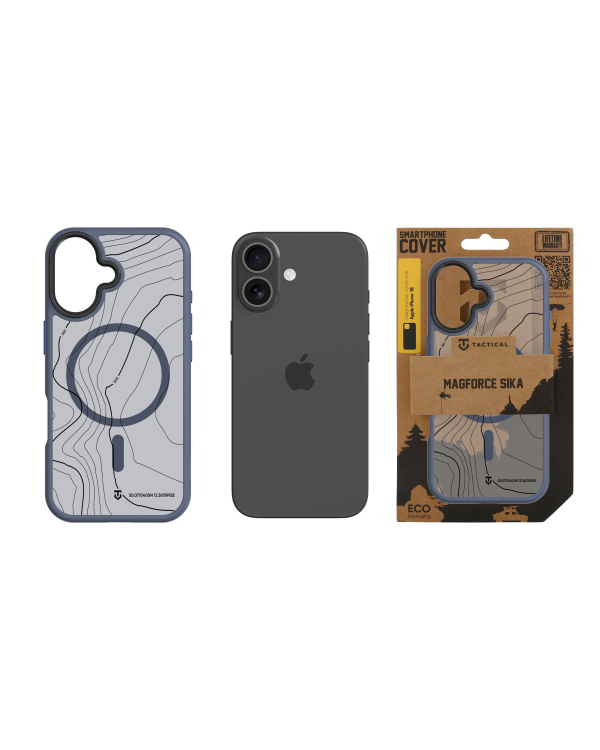 Tactical MagForce Hyperstealth Sika Cover Защитный чехол для iPhone 16 / тёмно-синий