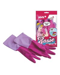 York Rosie Ароматизированные Резиновые Перчатки Pink Size S