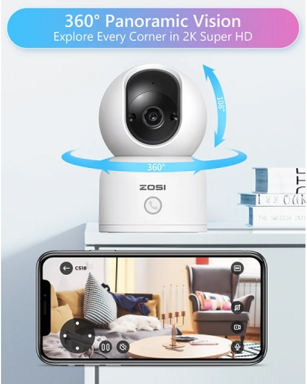 HiSmart HS084233 Умная Kамера Для помещений