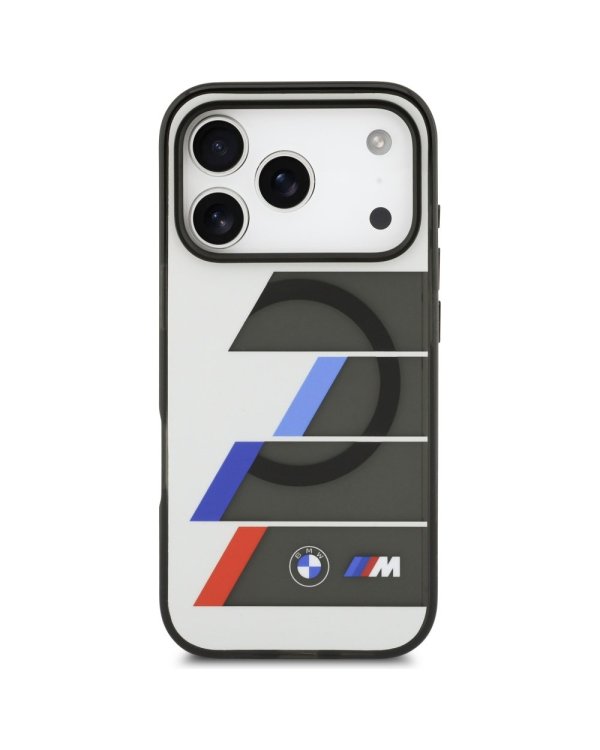 BMW M IML Metal Buttons Tricolor Lines MagSafe Case Защитный Чехол для Apple iPhone 17 Pro Max
