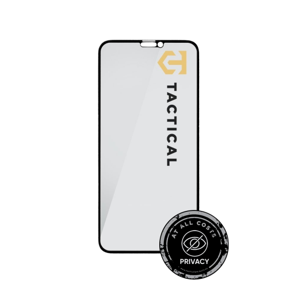 Tactical Glass Shield Privacy Stealth 5D Защитное стекло для Apple iPhone 11 Pro/XS/X / чёрный