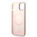 Karl Lagerfeld MagSafe Compatible Liquid Silicone Karl and Choupette Case Защитный чехол для iPhone 14 Plus / розовый