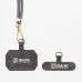 OBAL:ME NeckTag Allure Rope Ремешок на шею для телефонов / тёмно серый