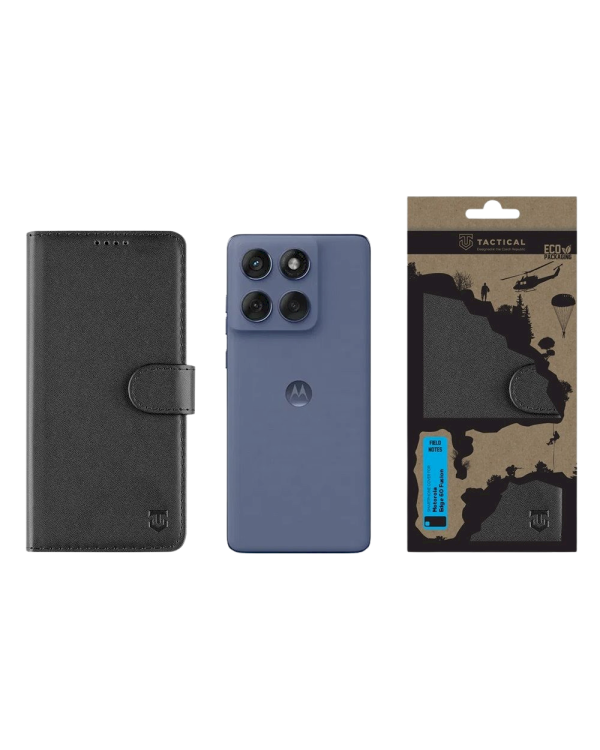 Tactical Field Notes Cover Защитный чехол для Motorola Edge 60 Fusion / чёрный