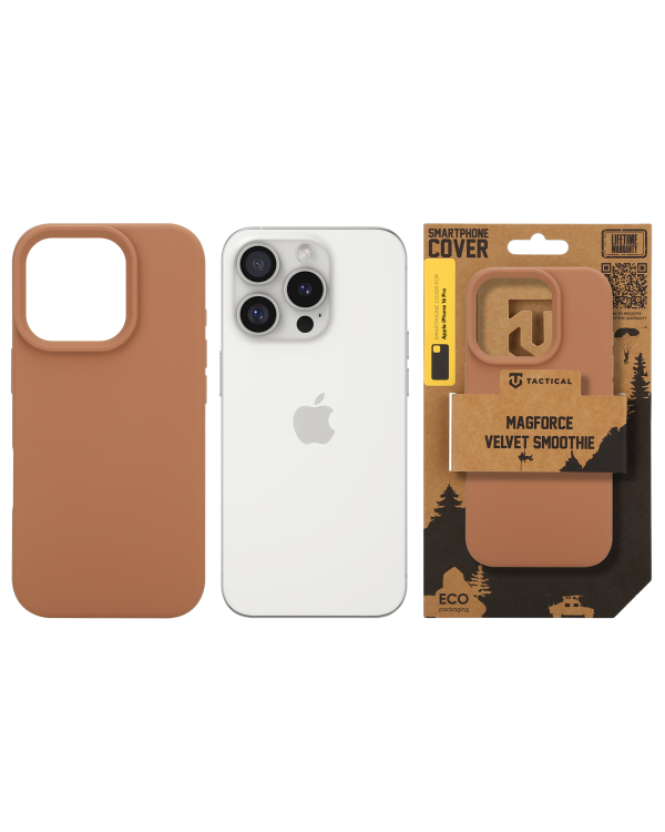 Tactical MagForce Velvet Smoothie Cover Защитный чехол для Apple iPhone 16 Pro / Moucha Moose