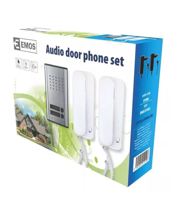 Emos H1086 Домофон комплект дверной связи с 2 трубками