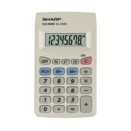 Sharp SH-EL233S Карман Mini Kалькулятор