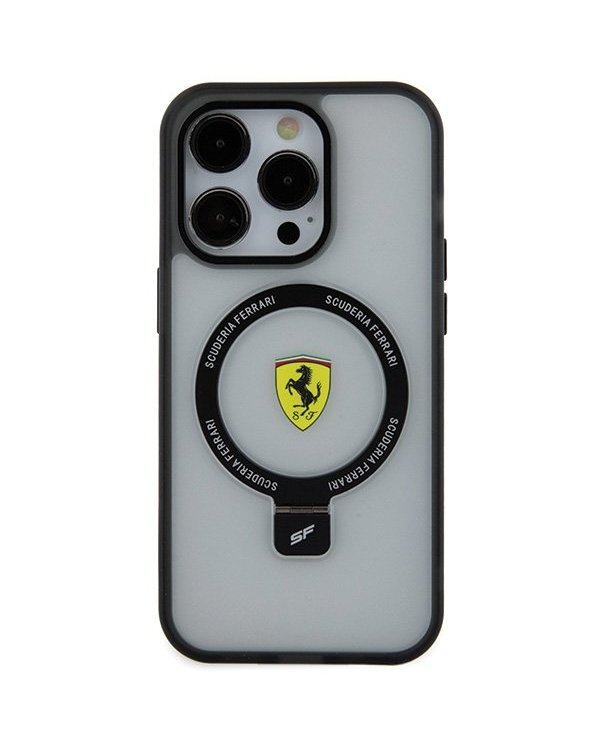 Ferrari Ring Stand MagSafe Back Case Защитный Чехол для Apple iPhone 15 Pro