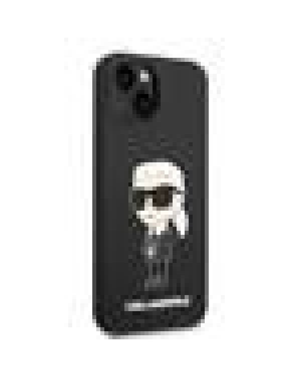Karl Lagerfeld Liquid Silicone Ikonik NFT Защитный чехол для iPhone 14 Plus / чёрный