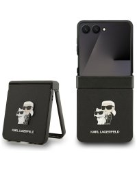 Karl Lagerfeld PU Saffiano Karl and Choupette Case Чехол для Samsung Galaxy Z Flip7