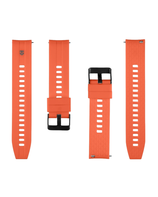 Tactical Quick Release Силиконовый ремешок для часов 20mm / оранжевый