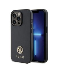 Guess Strass Metal Logo Back Case Защитный Чехол для Apple iPhone 15 Pro