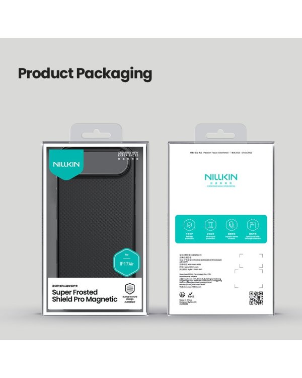 Nillkin Super Frosted PRO Magnetic Back Cover Чехол для Apple iPhone 17 Air