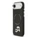 Karl Lagerfeld PU Karl and Choupette Heads Pins MagSafe Case Защитный чехол для iPhone Air / чёрный