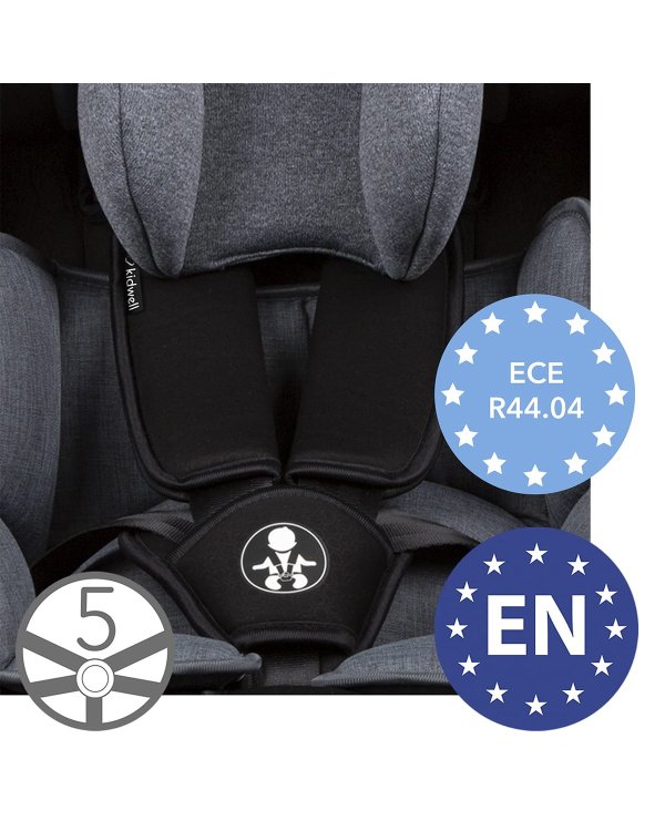 Kidwell Orbit Детское автокресло 0-36 кг Черный