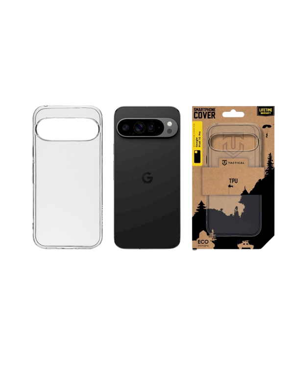 Tactical TPU Cover Защитный чехол для Google Pixel 10 Pro прозрачный