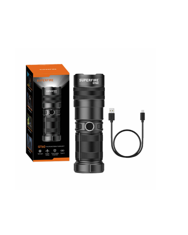 Superfire GT60 Фонарик 2600lm / USB-C