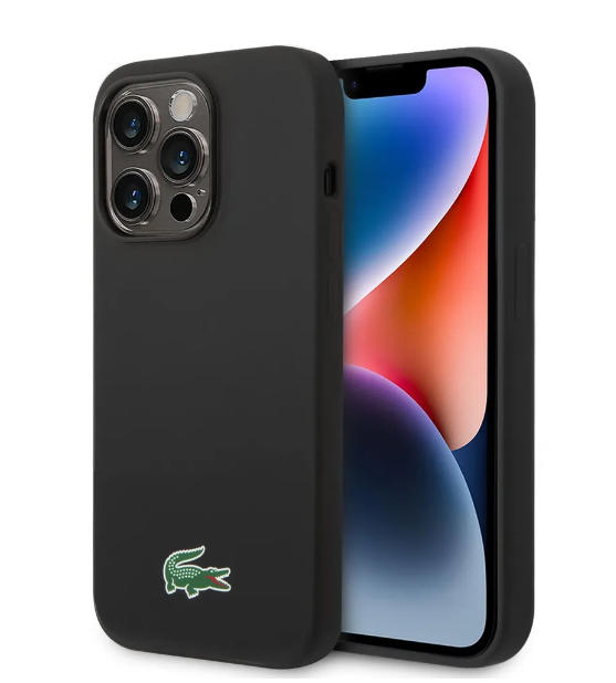 Lacoste Liquid Silicone Microfiber Croc Logo MagSafe Case Чехол для Apple iPhone 13 / 14 / 15 Lacoste Liquid Silicone Microfiber Croc Logo MagSafe Case Чехол для Apple iPhone 13 / 14 / 15