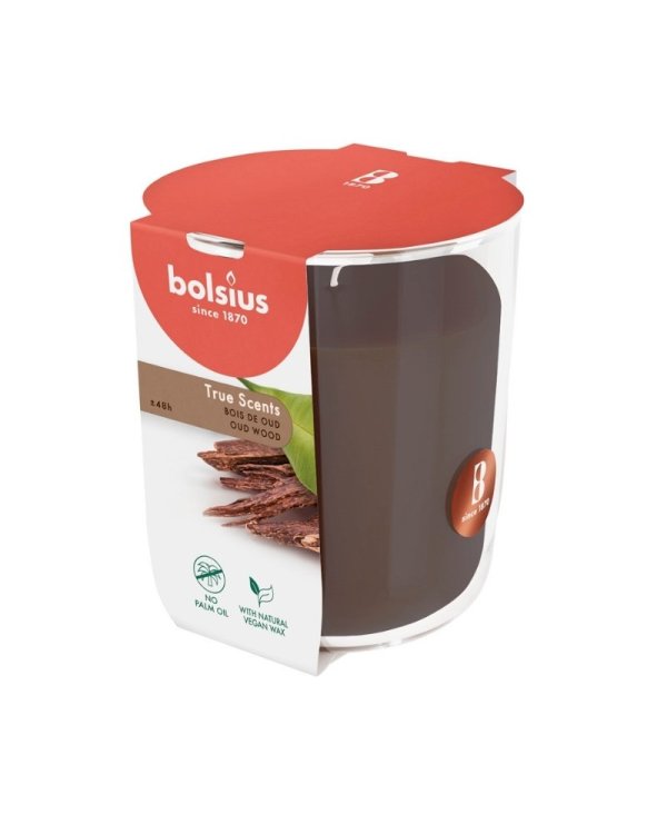 Bolsius True Scents Ароматическая Свеча 97x85mm Oud Wood