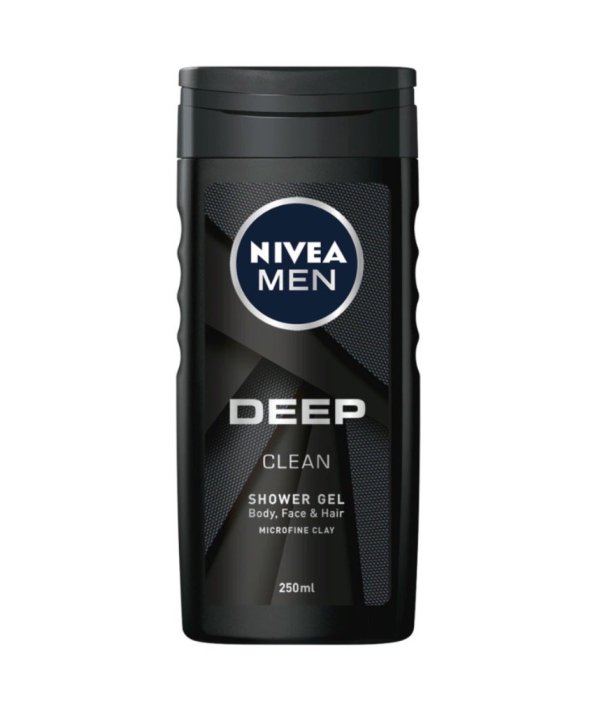 Nivea Men Deep Clean Гель Для Душа 250ml