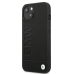 BMW BMHCP13SSLLBK Back Case Кожанный Чехол для телефона Apple iPhone 13 Mini Черный