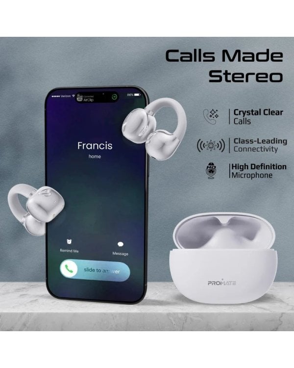 Promate AirClip AudioFit™ TWS Earbuds Bezvadu austiņas
