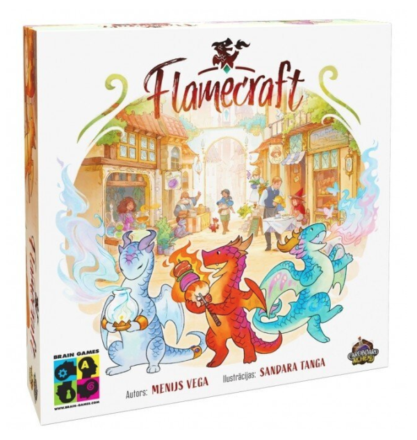 Обложка книги «Brain Games Flamecraft Настольная Игра»