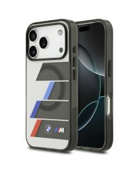 BMW M IML Metal Buttons Tricolor Lines MagSafe Case Защитный Чехол для Apple iPhone 17 Pro