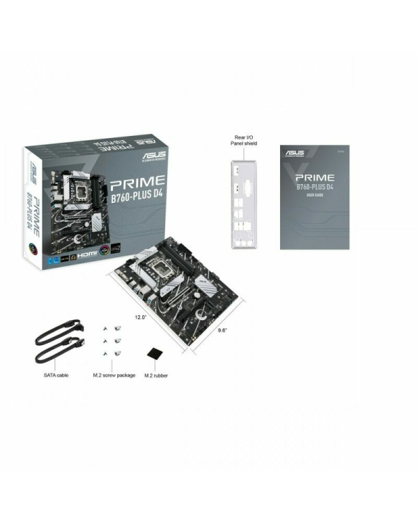 Asus Prime B760-Plus D4 Mатеринская плата Intel B760 / LGA 1700 / ATX