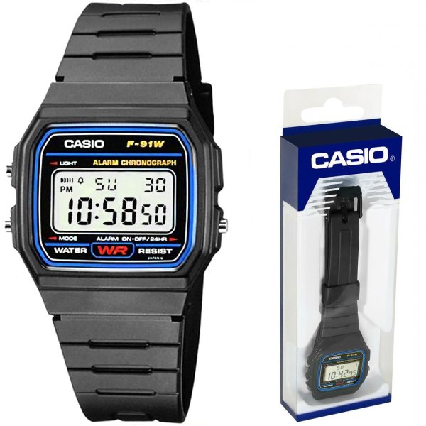 Casio F-91W-1YER Цифровые наручные часы