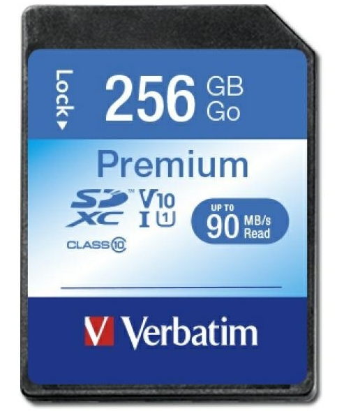 Verbatim 44026 Premium SDXC Сlass 10 Карта памяти 256GB