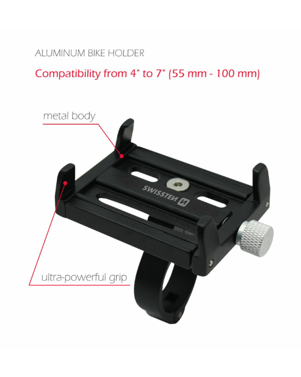 Swissten BC2 Держатель Телефона Для Велосипеда 4-7"