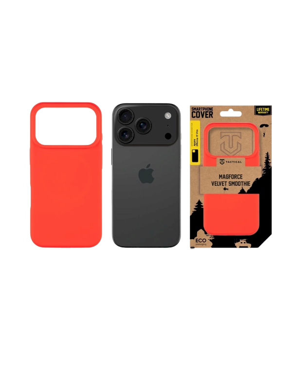 Tactical MagForce Velvet Smoothie Cover Защитный чехол для Apple iPhone 17 Pro / чили