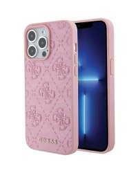 Guess Leather 4G Stamped Back Case Защитный Чехол для Apple iPhone 15 Pro Max