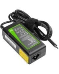 Green Cell AD133P Компактное Зарядное Устройство для Ноутбуков 45 Вт / Черный