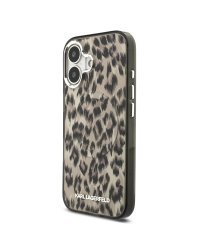 Karl Lagerfeld IML Leopard MagSafe Case Защитный чехол для iPhone 17 / коричневый