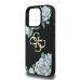 Guess PU Grained Roses 4G Metal Logo Case Чехол для Apple iPhone 16 Pro