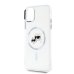 Karl Lagerfeld IML K&CH Heads Metal Frame MagSafe Case Защитный чехол для iPhone 11 / прозрачный
