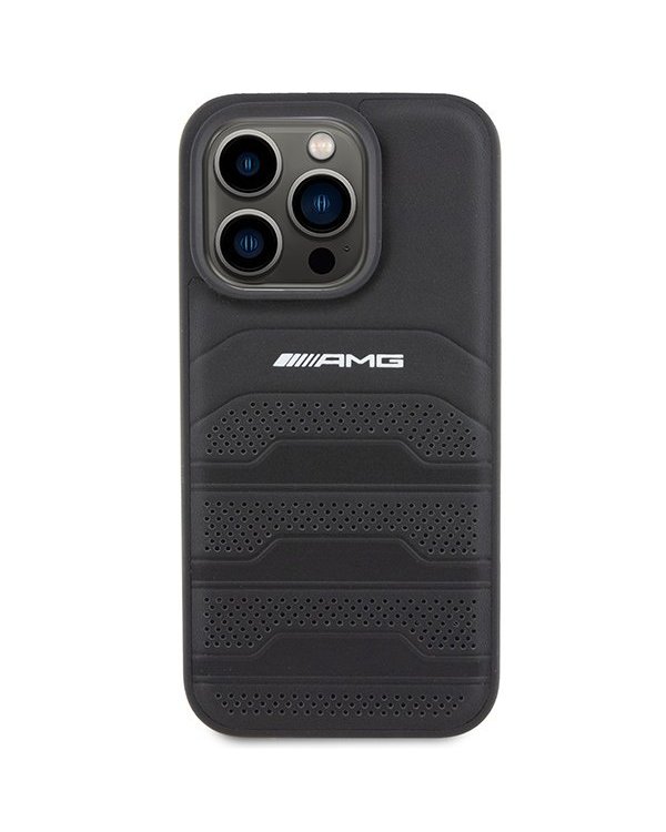 AMG Leather Debossed Lines Back Case Защитный Чехол для Apple iPhone 15 Pro