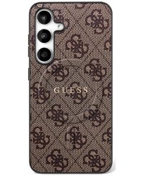 Guess PU 4G Ring Classic Logo MagSafe Case Чехол для Samsung Galaxy S25 FE