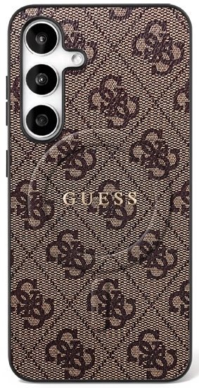 Guess PU 4G Ring Classic Logo MagSafe Case Чехол для Samsung Galaxy S25 FE