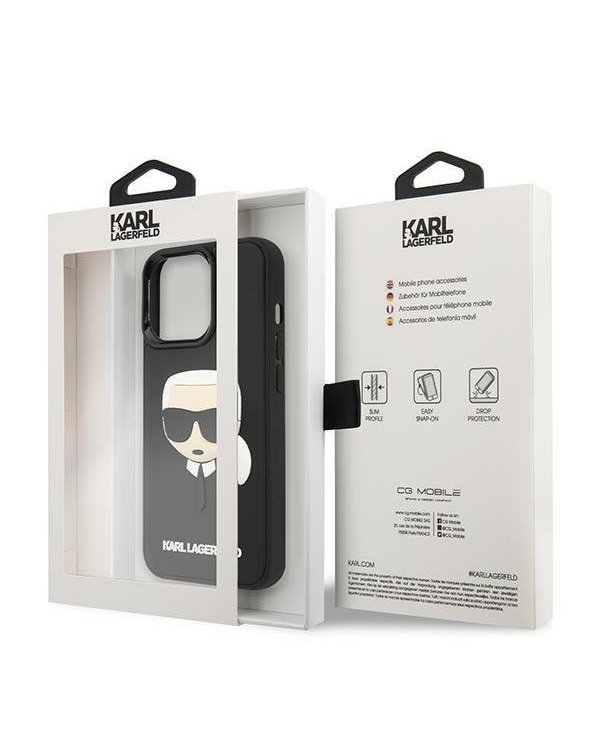 Karl Lagerfeld KLHCP14LKH3DBK Чехол для Apple iPhone 14 Pro