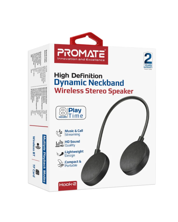 Promate Hook2 Dynamic Neckband Портативная колонка