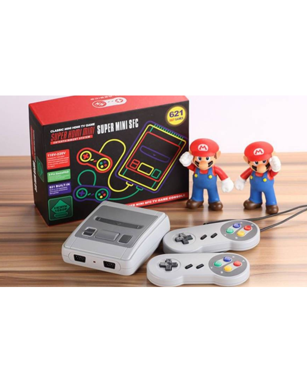 Дополнительное изображение книги «RoGer SFC620-LD Super Mini SFC Игровая консоль / 620 Retro Игры 8-bit / 2x Джойстика»