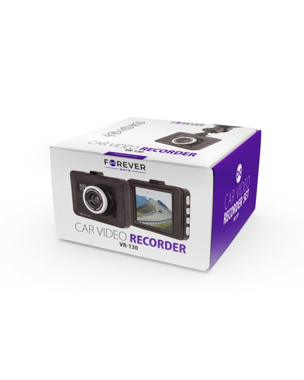 Дополнительное изображение книги «FOREVER VR-130 Видео регистратор HD / MicroSD / LCD 2.2'' + держатель»