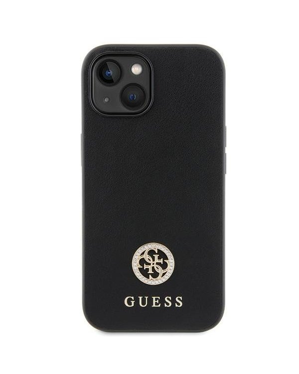 Guess Strass Metal Logo Back Case Защитный Чехол для Apple iPhone 15