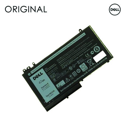 Оригинальная аккумуляторная батарея NGGX5 для портативного компьютера Dell 4122mAh
