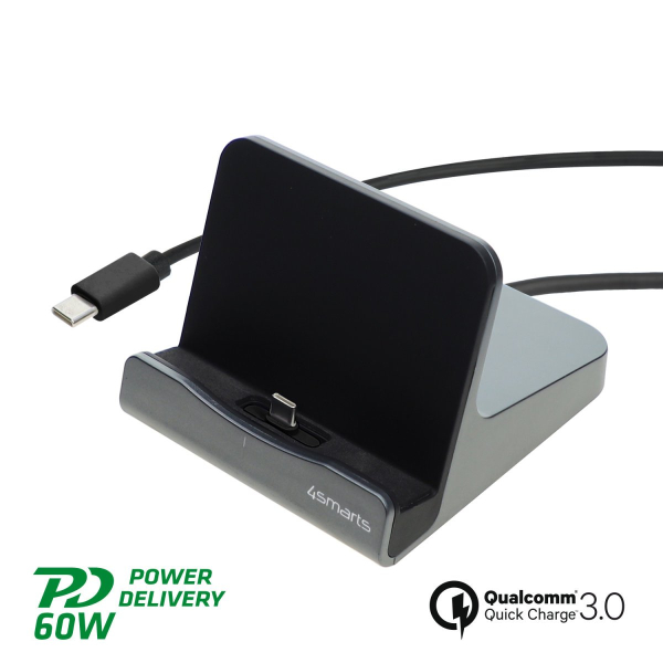 Обложка книги «4smarts Зарядная станция VoltDock для планшетов USB-C 60w»