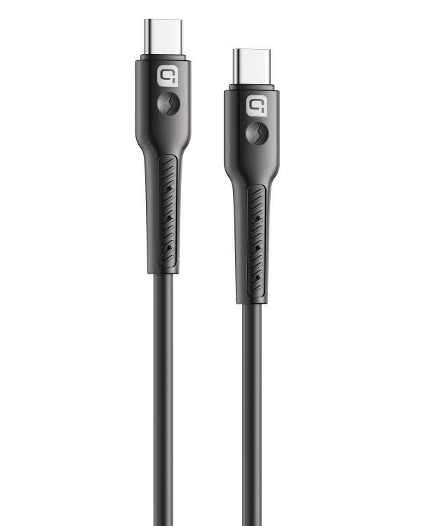 Quik Accessories QK-1011 Soft Silicone 60W Кабель для Зарядки и Передачи данных USB-C to USB-C 1m